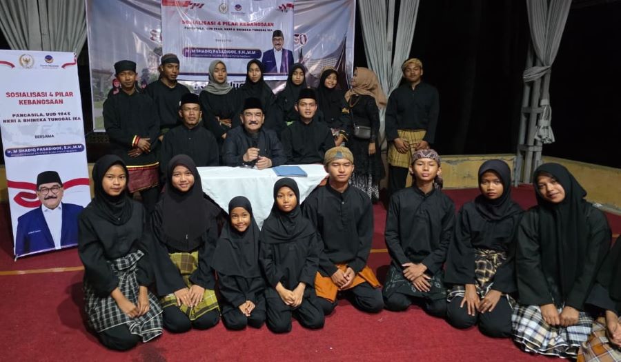 Shadiq Pasadigoe Resmikan Pusat Pembinaan Seni Bela Diri Tradisional di Tanah Datar